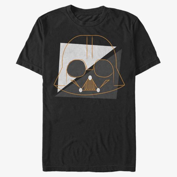 Tričko Merch Star Wars: Classic - Spooky Vader Lines Men's T-Shirt Black M