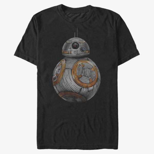 Tričko Merch Star Wars: Episode 7 - BB-8 Spike Men's T-Shirt Black S