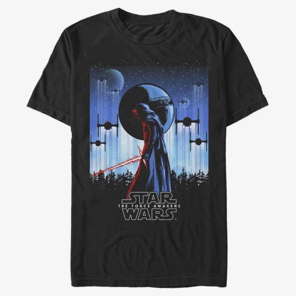 Tričko Merch Star Wars: Episode 7 - Rise To Power Men's T-Shirt Black L