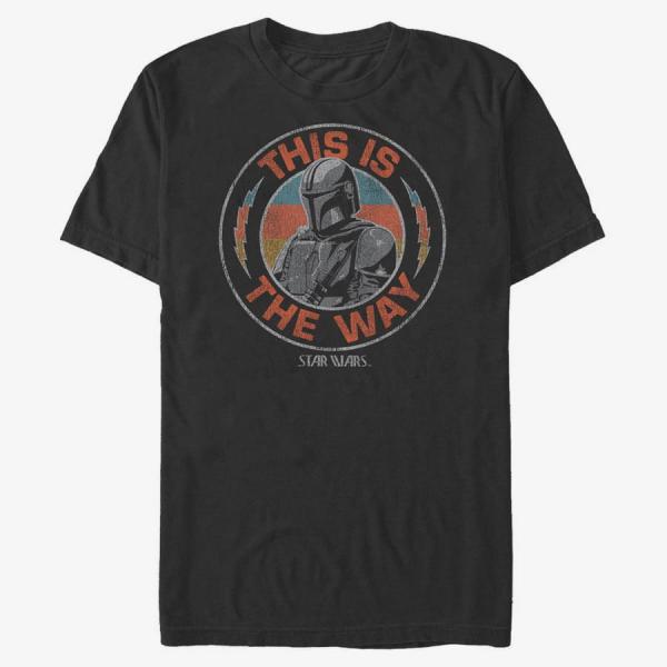 Tričko Merch Star Wars: Mandalorian - Mando Way Men's T-Shirt Black S