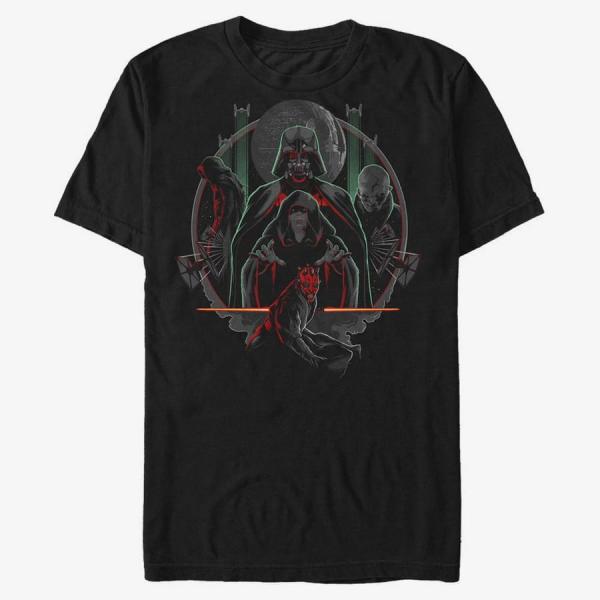 Tričko Merch Star Wars: Multiple Fanchise - Lords Of The Sith Men's T-Shirt Black L