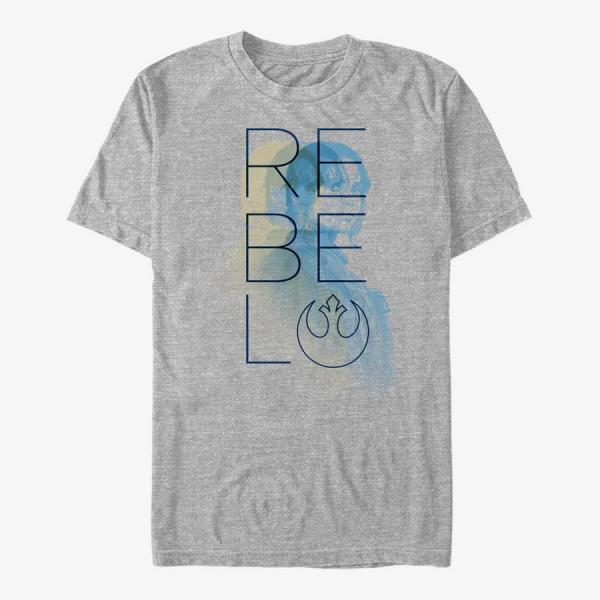 Tričko Merch Star Wars: Rogue One - Jyn Men's T-Shirt Heather Grey M