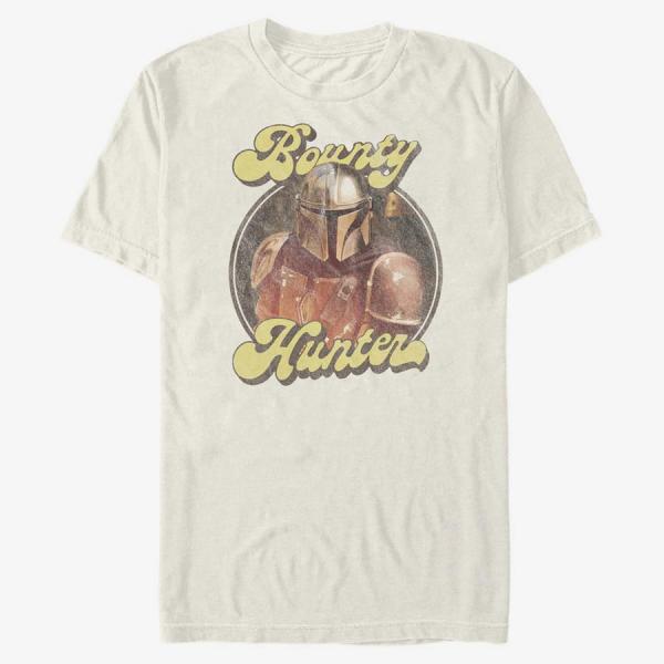 Tričko Merch Star Wars: The Mandalorian - BOUNTY RETRO Men's T-Shirt Natural XXL