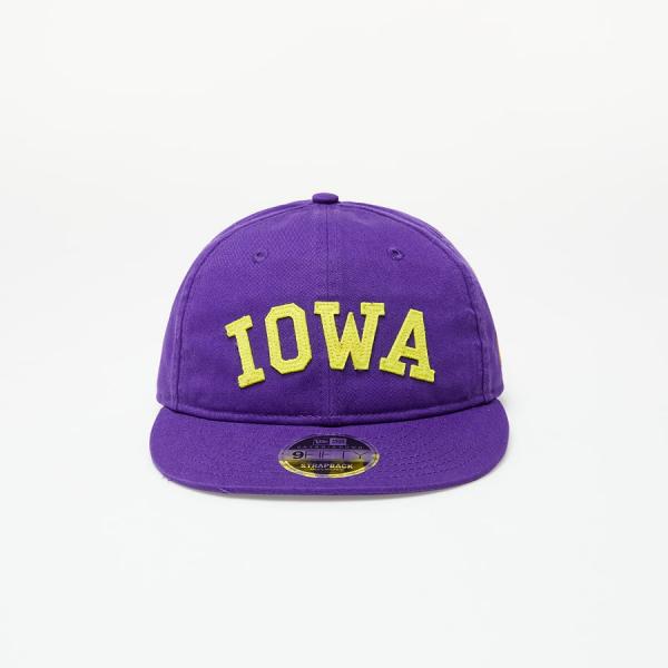 Kšiltovka New Era 950 Team Heritage 9Fifty Iowa Oaks Retro Crown Cap Dark Purple M-L