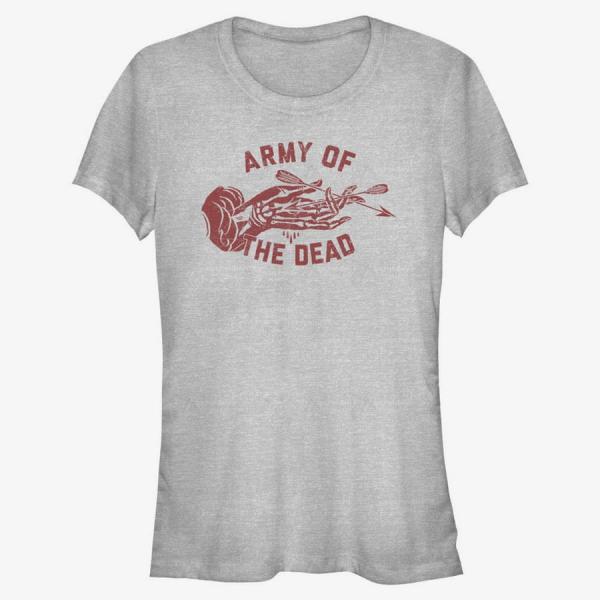 Tričko Merch Netflix Army Of The Dead - Arrows Logo Women's T-Shirt Heather Grey S