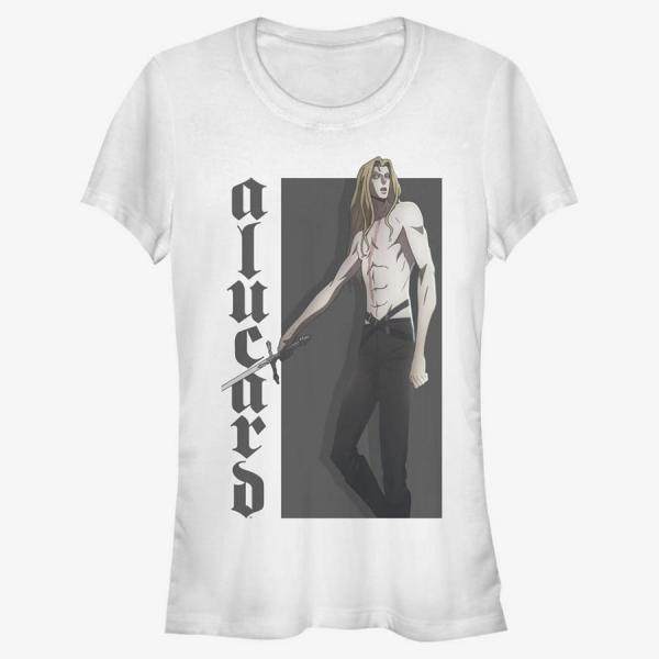 Tričko Merch Netflix Castlevania - Hero Alucard Women's T-Shirt White XL