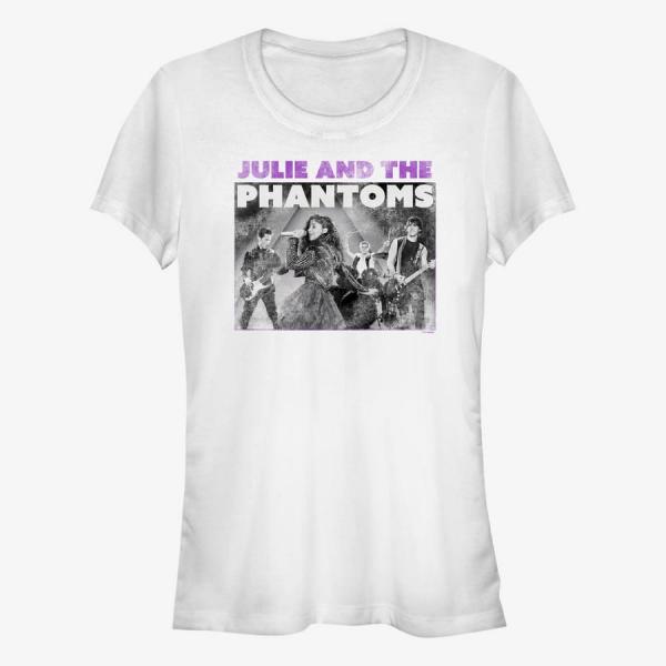 Tričko Merch Netflix Julie And The Phantoms - Julie Gig Poster Women's T-Shirt White L