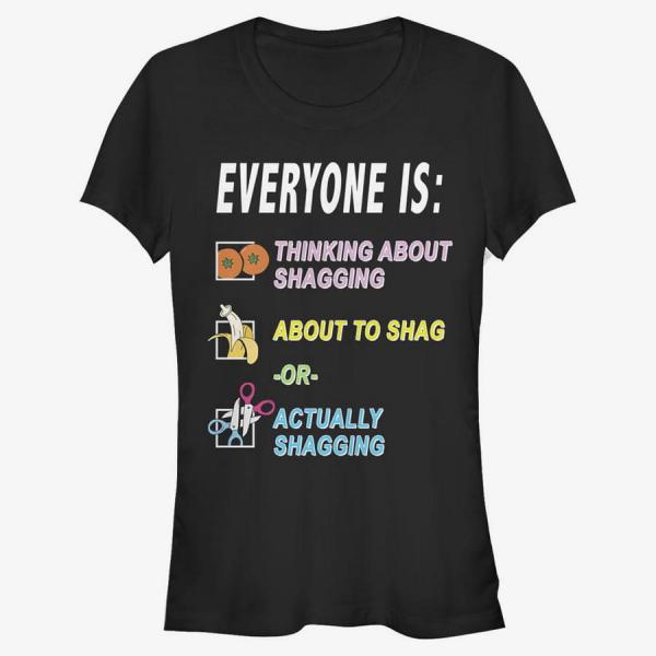Tričko Merch Netflix Sex Education - Everyone List Women's T-Shirt Black L