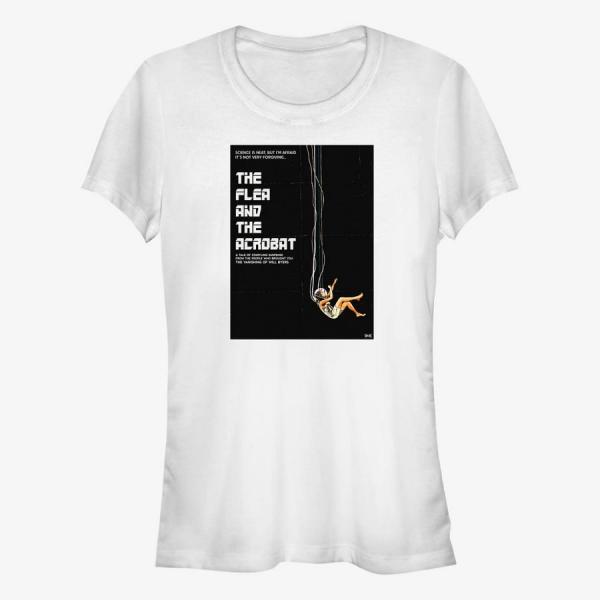 Tričko Merch Netflix Stranger Things - Acrobat Poster Women's T-Shirt White S