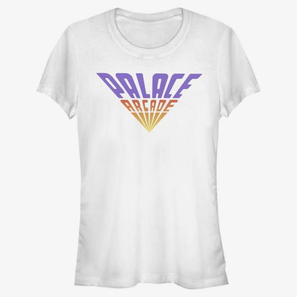 Tričko Merch Netflix Stranger Things - Palace Arcade Women's T-Shirt White S