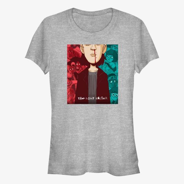 Queens Netflix Stranger Things - The Lost Sister Women's T-Shirt Heather Grey