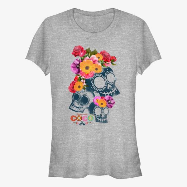 Queens Pixar Coco - Calaveras Women's T-Shirt Heather Grey