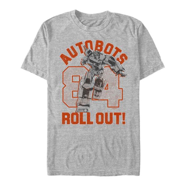 Queens Hasbro Vault Transformers - Autobot Rollout Men's T-Shirt Heather Grey