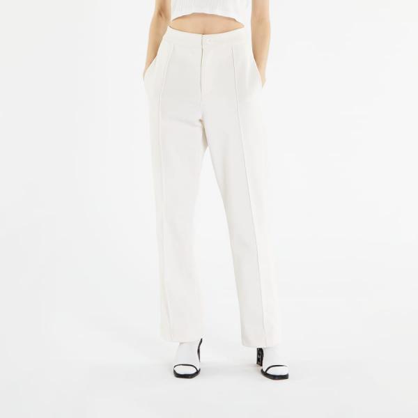 Dámské kalhoty adidas Originals Blue Version Club High Waisted Pants Chalk White