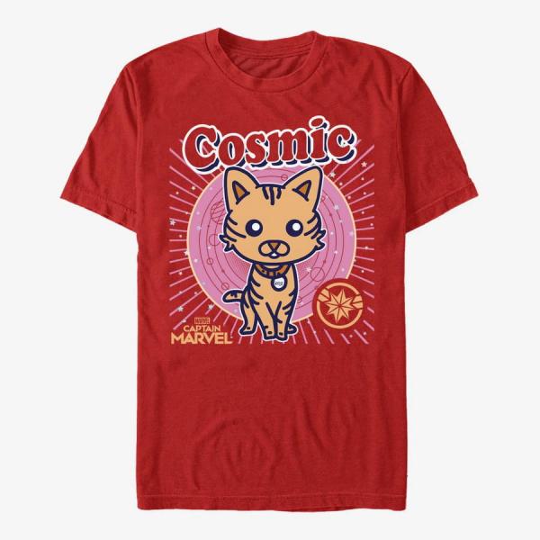 Queens Captain Marvel: Movie - GOOSE CARTOON Men's T-Shirt Red