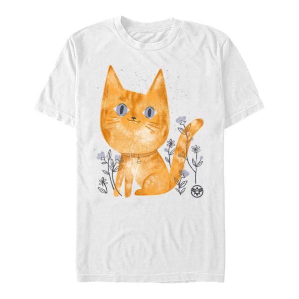 Queens Captain Marvel: Movie - Goose the Cat Men's T-Shirt White