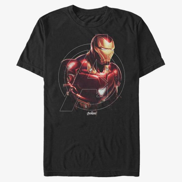 Queens Marvel Avengers Endgame - Iron Hero Unisex T-Shirt Black