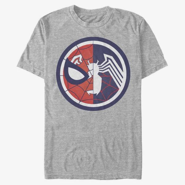 Queens Marvel - Spider Venom Men's T-Shirt Heather Grey