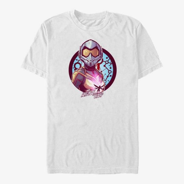 Queens Marvel Ant-Man & The Wasp: Movie - Wasp Circle Men's T-Shirt White