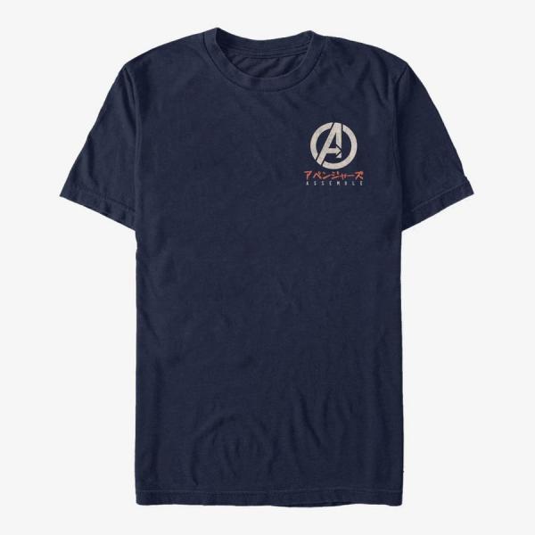 Tričko Merch Marvel Avengers Classic - Avengers Assemble Men's T-Shirt Navy Blue S