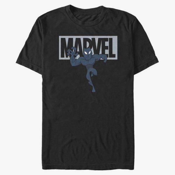 Tričko Merch Marvel Avengers Classic - Brick Panther Men's T-Shirt Black S