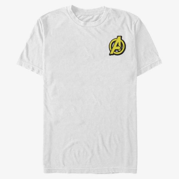 Queens Marvel Avengers Classic - Drawn Avengers Men's T-Shirt White