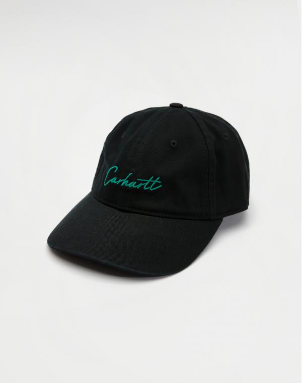 Carhartt WIP Delray Cap Black / Botanic
