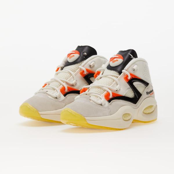 Tenisky Reebok Question Pump Chalk/ Core Black/ PUMORG EUR 44