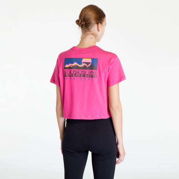 NAPAPIJRI Cold Ss Crop Pink Clash