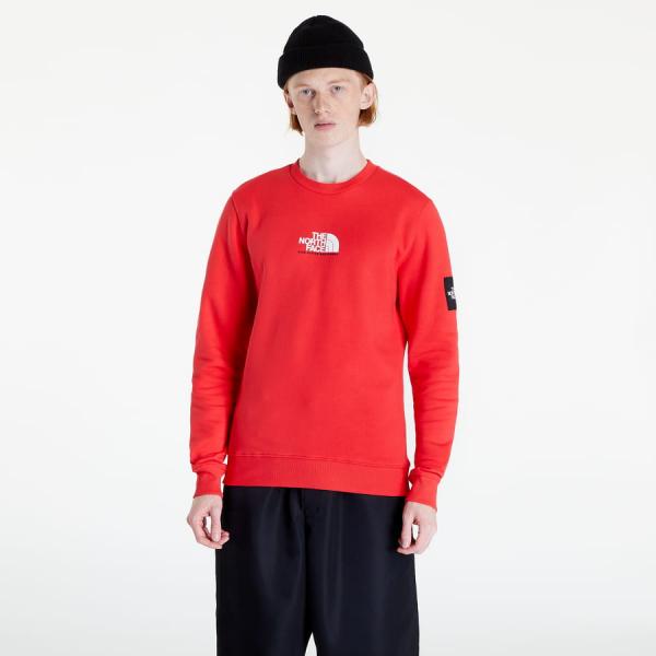 The North Face Heavier Fine Crew Horizon Red