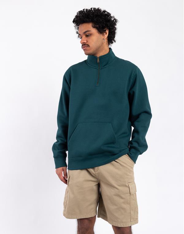 Carhartt WIP Chase Neck Zip Sweat Botanic / Gold L