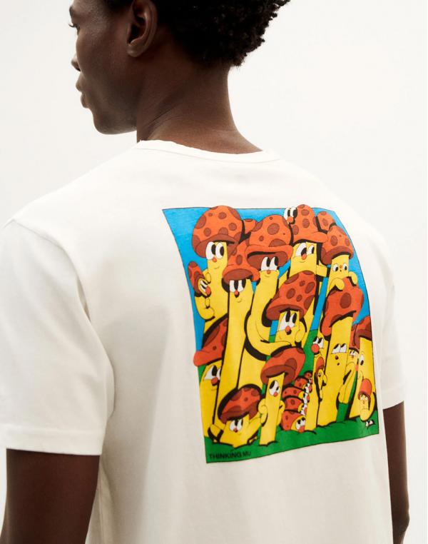 Tričko Thinking MU Funghi T-Shirt SNOW WHITE