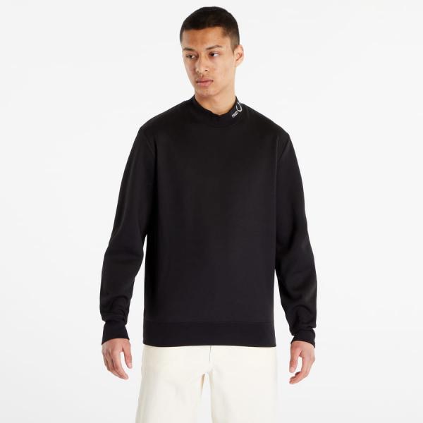 Mikina FRED PERRY Branded Collar Sweatshirt Black XL