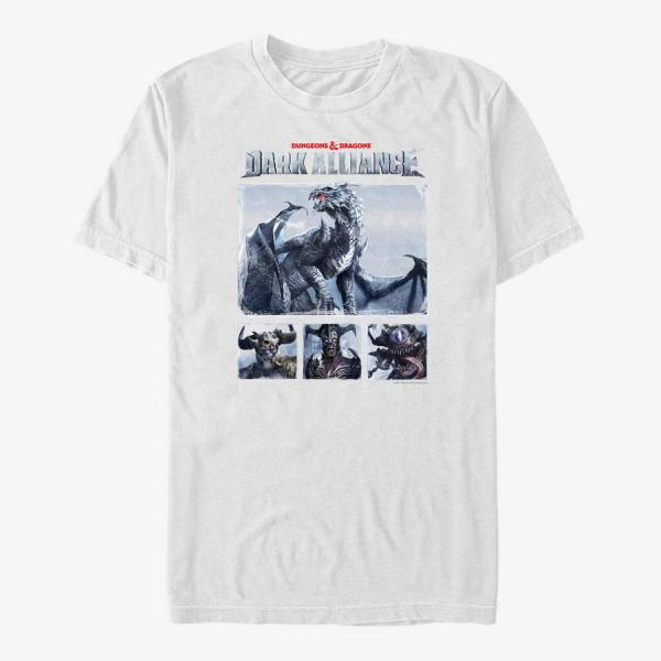 Queens Dungeons & Dragons - Dark Box Alliance Unisex T-Shirt White