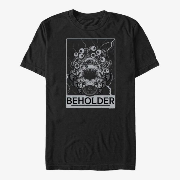 Queens Dungeons & Dragons - Beholder TarotCard Unisex T-Shirt Black