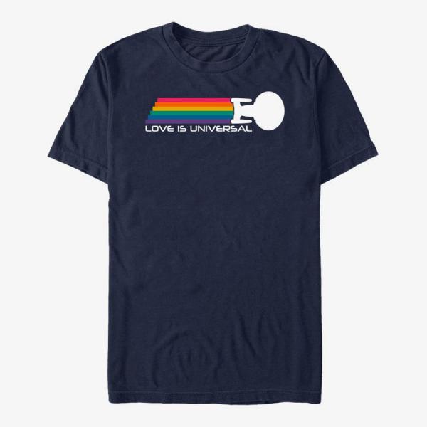 Queens Paramount Star Trek - Universal Stripes Unisex T-Shirt Navy Blue