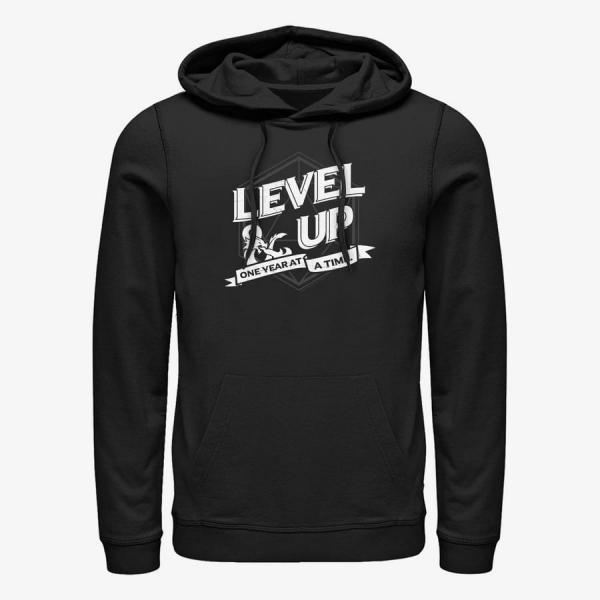 Queens Dungeons & Dragons - LevelUp DND Unisex Hoodie Black