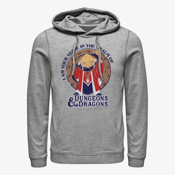 Queens Dungeons & Dragons - Old Wizard Unisex Hoodie Heather Grey