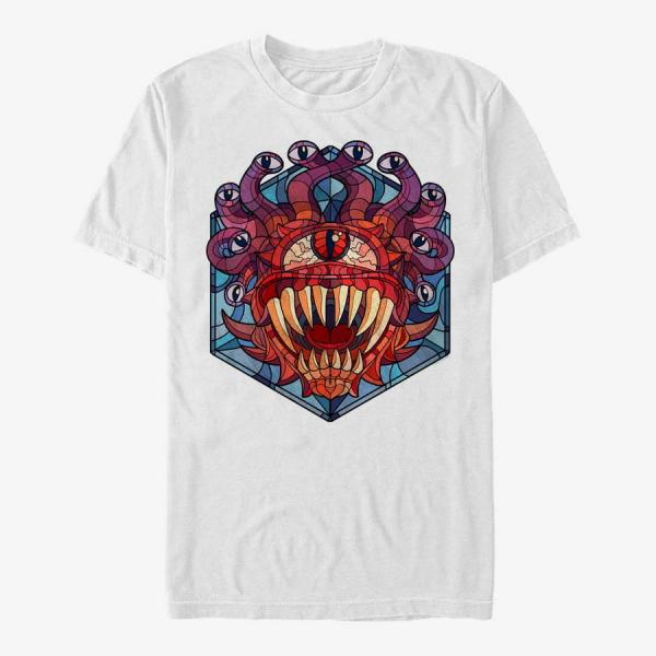 Queens Dungeons & Dragons - Eye of the Beholder Glass Unisex T-Shirt White