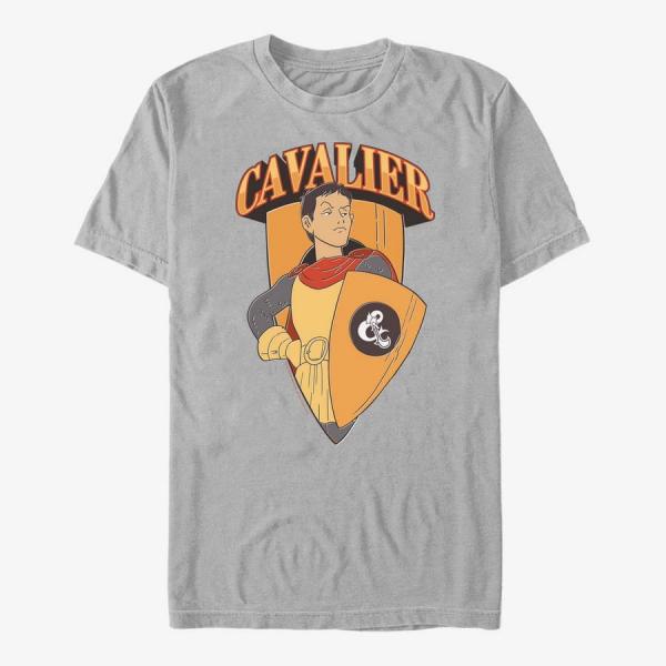 Queens Dungeons & Dragons - Cavalier Shield Unisex T-Shirt Ash Grey