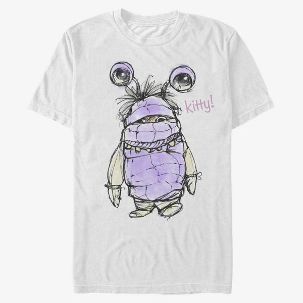 Queens Pixar Monster's Inc. - Boo Kitty Unisex T-Shirt White
