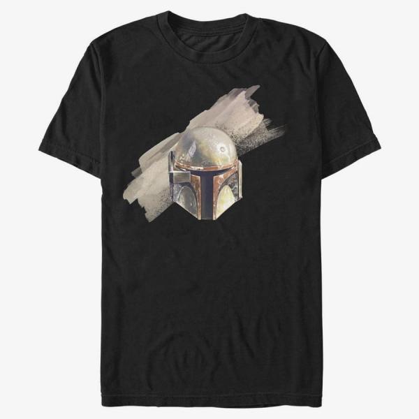Queens Star Wars: The Mandalorian - Fett Helmet Unisex T-Shirt Black