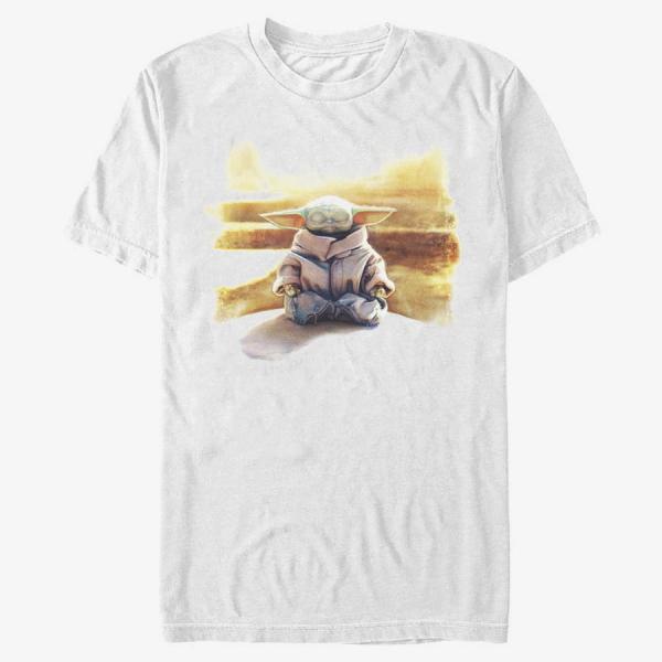 Queens Star Wars: The Mandalorian - Awakening Unisex T-Shirt White