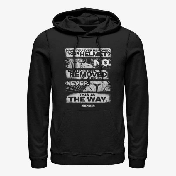 Queens Star Wars: The Mandalorian - This is the Way Unisex Hoodie Black