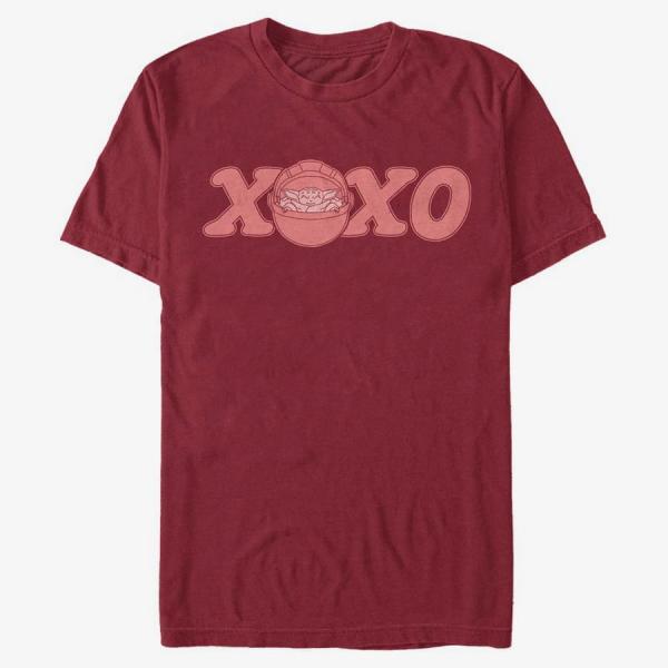 Queens Star Wars: The Mandalorian - Exes and Grogus Unisex T-Shirt Brick Red