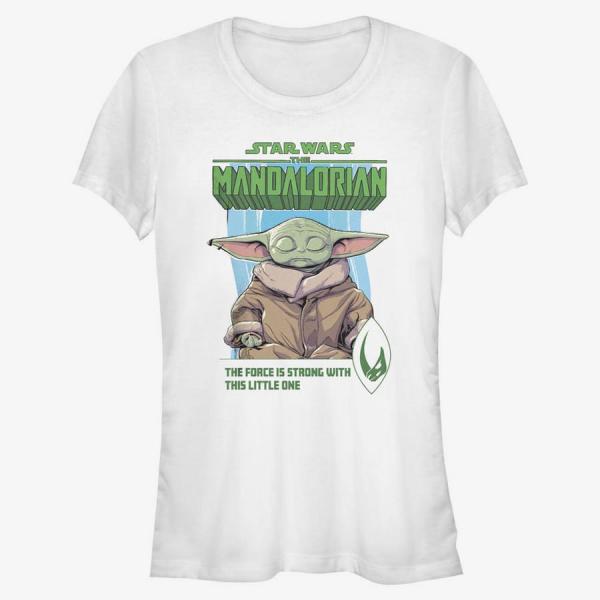 Queens Star Wars: The Mandalorian - Strong Force Women's T-Shirt White