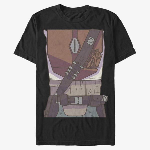 Queens Star Wars: The Mandalorian - Drawn Costume Unisex T-Shirt Black