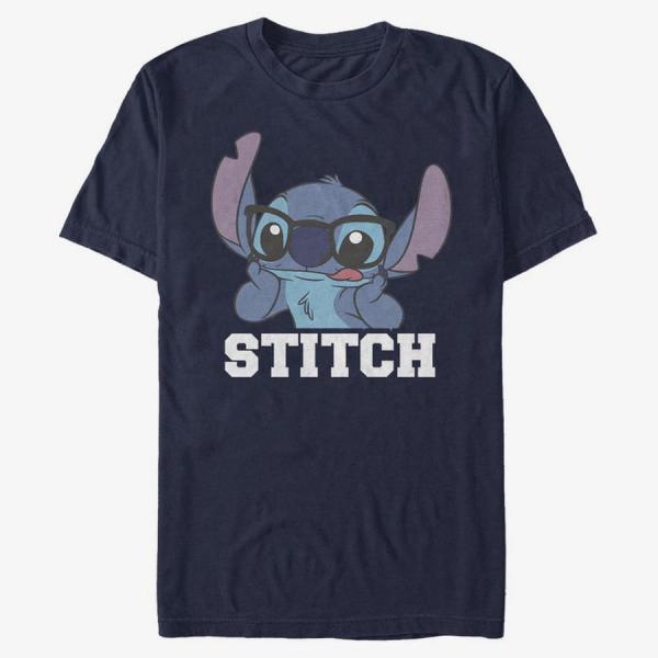 Tričko Merch Disney Lilo & Stitch - STITCH Unisex T-Shirt Navy Blue S