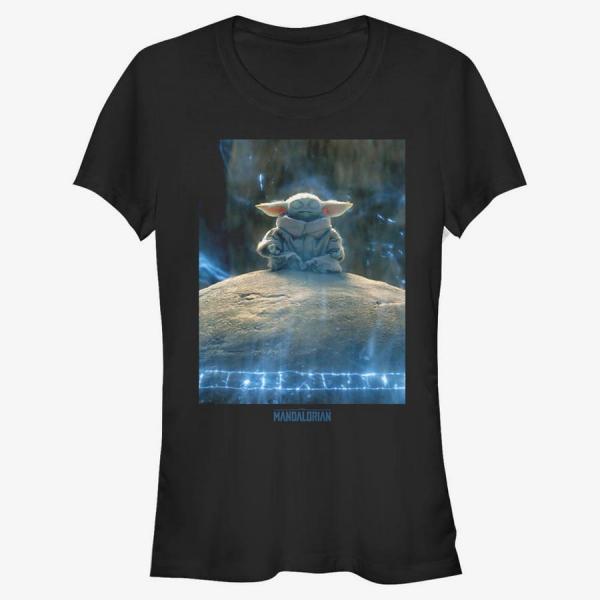 Tričko Merch Star Wars: Mandalorian - MandoMon Epi6 Experiment Women's T-Shirt Black S
