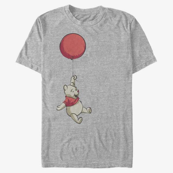 Queens Disney Winnie the Pooh - Balloon Winnie Unisex T-Shirt Heather Grey